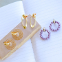 Cr&eacute;ez facilement des boucles d'oreilles tendance avec ces puces d&rsquo;oreilles !