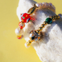 Inspiration avec des perles en c&eacute;ramique color&eacute;es