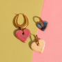 Cr&eacute;ez des boucles d'oreilles, colliers et bracelets uniques avec les c&oelig;urs en c&eacute;ramique grecque