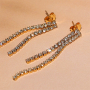 Mix&Match boucles d'oreilles en acier inoxydable