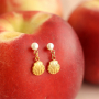 Mix and match des clous d'oreilles en acier inoxydable et perle 