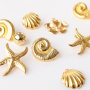 Inspiration avec des boucles d'oreilles et pendentifs en acier inoxydable