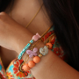 Mix & match avec des perles en c&eacute;ramique grecque