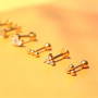 Inspiration avec des piercings en acier inoxydable