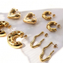 Inspiration avec des boucles d'oreilles en acier inox