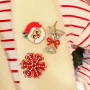 Mix & match : broches de No&euml;l aux formes festives