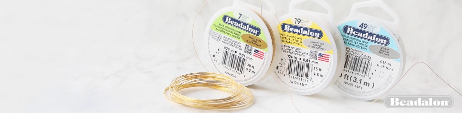 Fil câblé Beadalon 49 brins Fil câblé Beadalon 49 brins