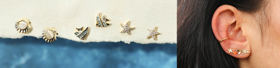 Nouvelle collection de boucles d’oreilles en laiton TQ Nouvelle collection de boucles d’oreilles en laiton TQ