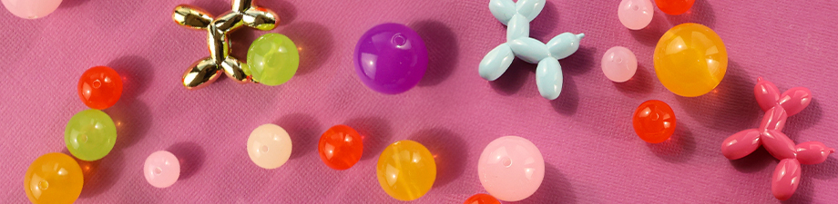 Nouvelles perles acryliques rondes DQ® toutes tailles Nouvelles perles acryliques rondes DQ® toutes tailles